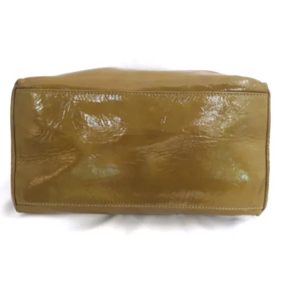 Celine Vintage Pre-owned Fabric handbags Brown Dames