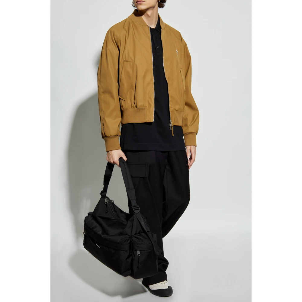 Canada Goose Polo met logopatch Black Heren