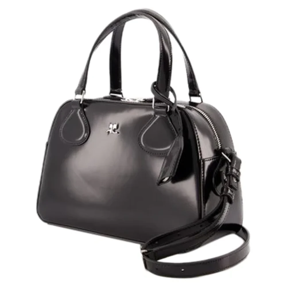 Courrèges Leather handbags Black Dames