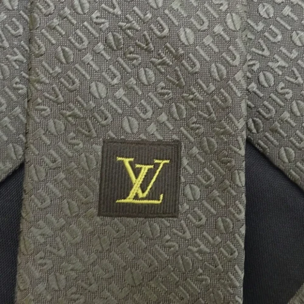Louis Vuitton Vintage Pre-owned Silk home-office Brown Heren