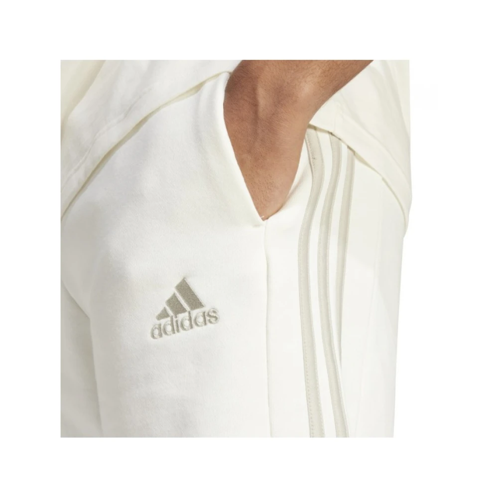 Adidas Essentials French Terry 3-Stripes Heren Shorts White Heren