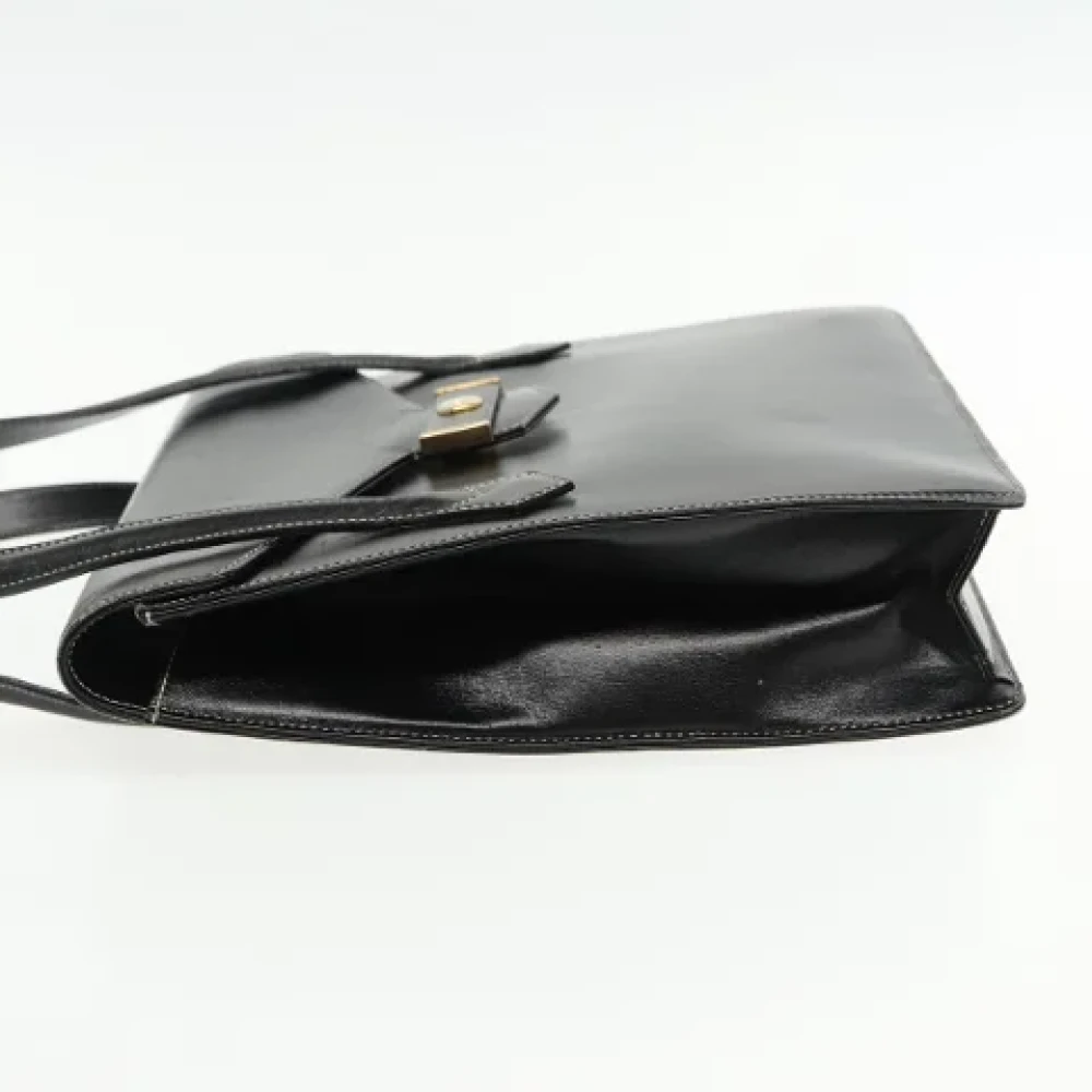 Dior Vintage Pre-owned Leather dior-bags Black Dames