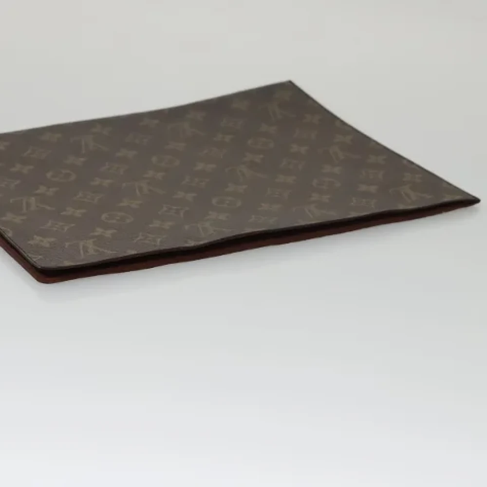 Louis Vuitton Vintage Pre-owned Canvas clutches Brown Dames