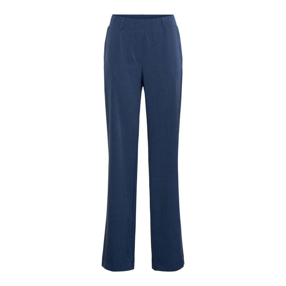 &Co Woman Wijde Broek Zomerse Stijl Blue Dames