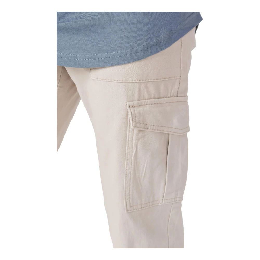 Only & Sons Beige Katoenen Broek met Zakken Beige Heren