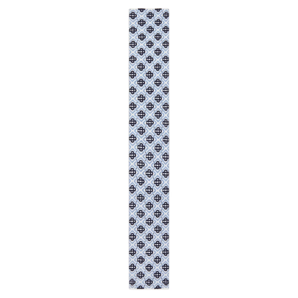Casablanca , Scarves, Unisex, Blue, One Size, Textured Monogram Scarf