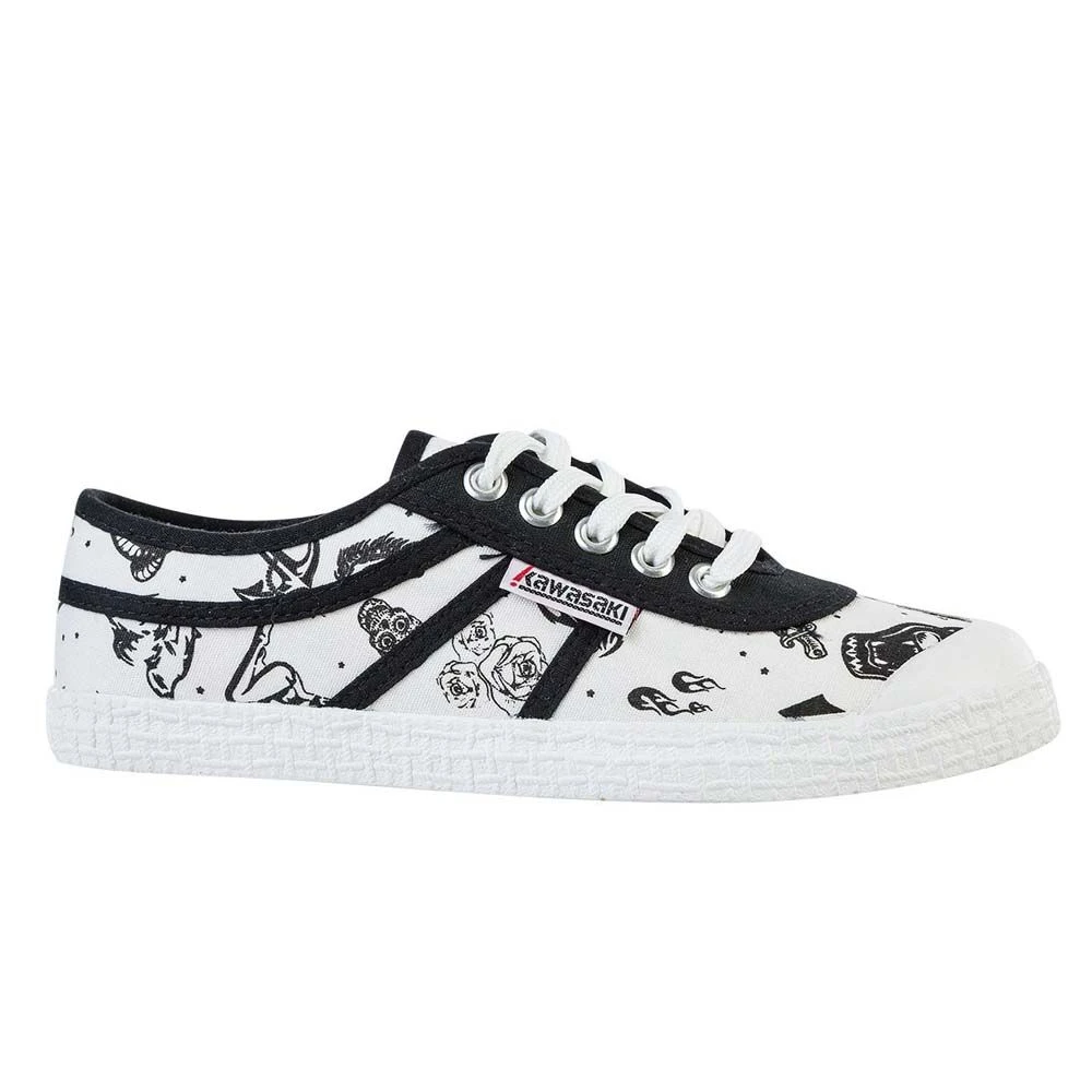 Kawasaki Moderne Tattoo Sneakers Heren Schoenen Veelkleurig Multicolor
