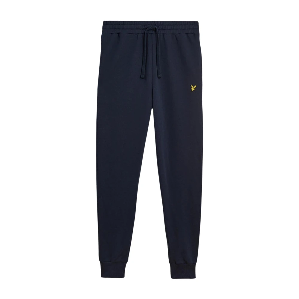 Lyle & Scott Men's Blue Sweatpants, S, Cuffed Track Trousers Regular Fit