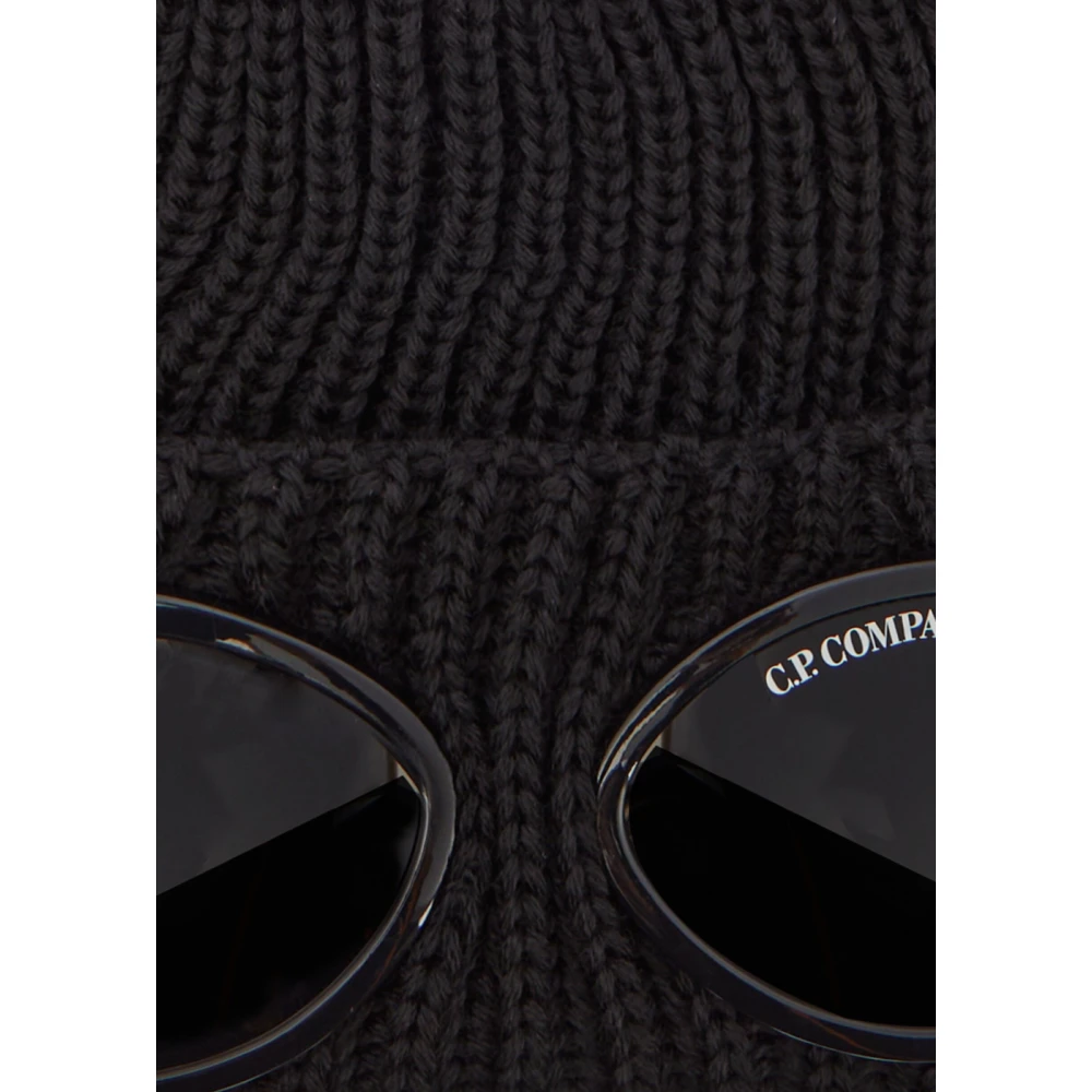 C.P. Company Goggle Beanie Black Heren