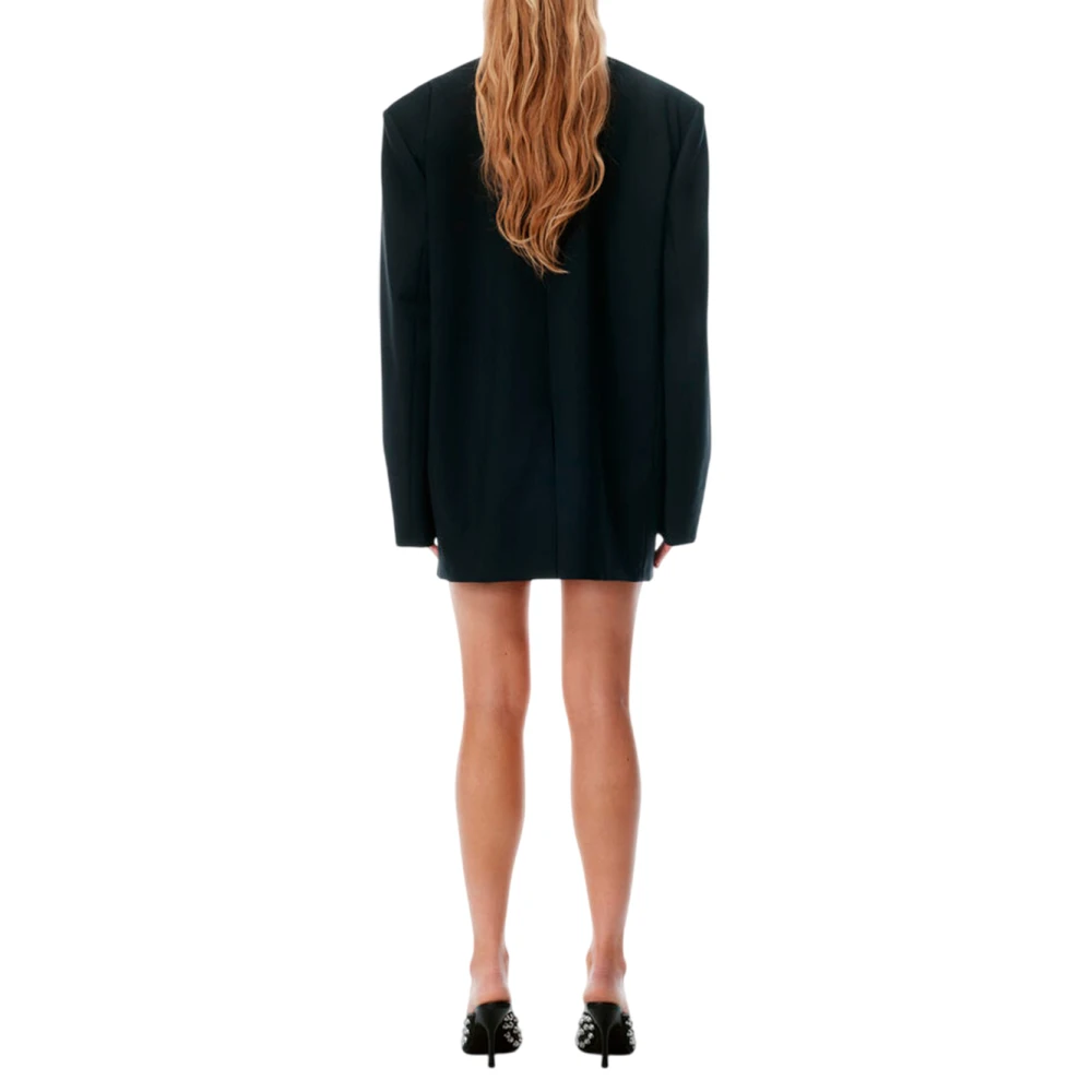 alexander wang Oversized Blazer met Verfijnde Details Black Dames