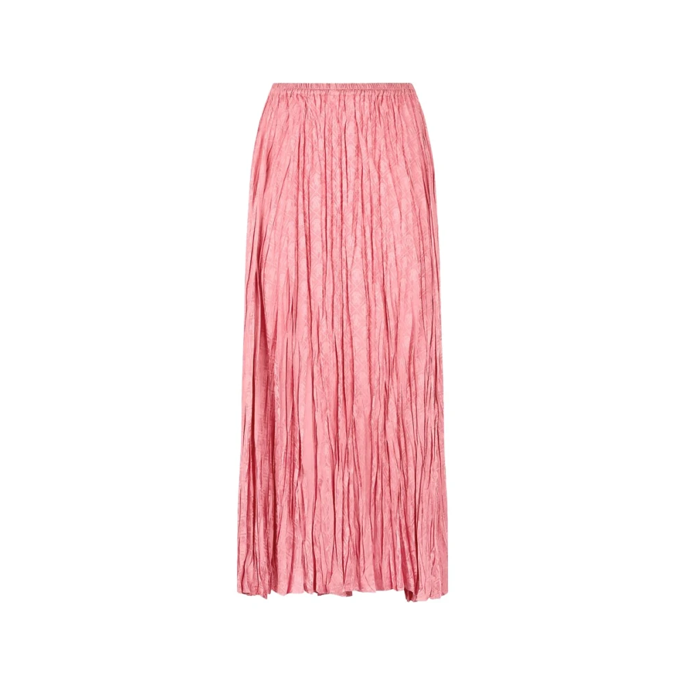 Roberto Cavalli Women's Pink Midi Skirts, Xl, Diamond Motif Midi Skirt