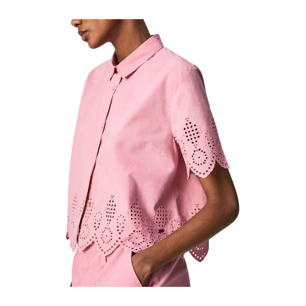 Pepe Jeans Women's Pink Shirts, Xs, Laura Shirt