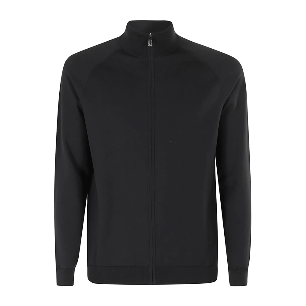 RRD Katoenen Gebreid Vest met Volledige Rits Blue Heren