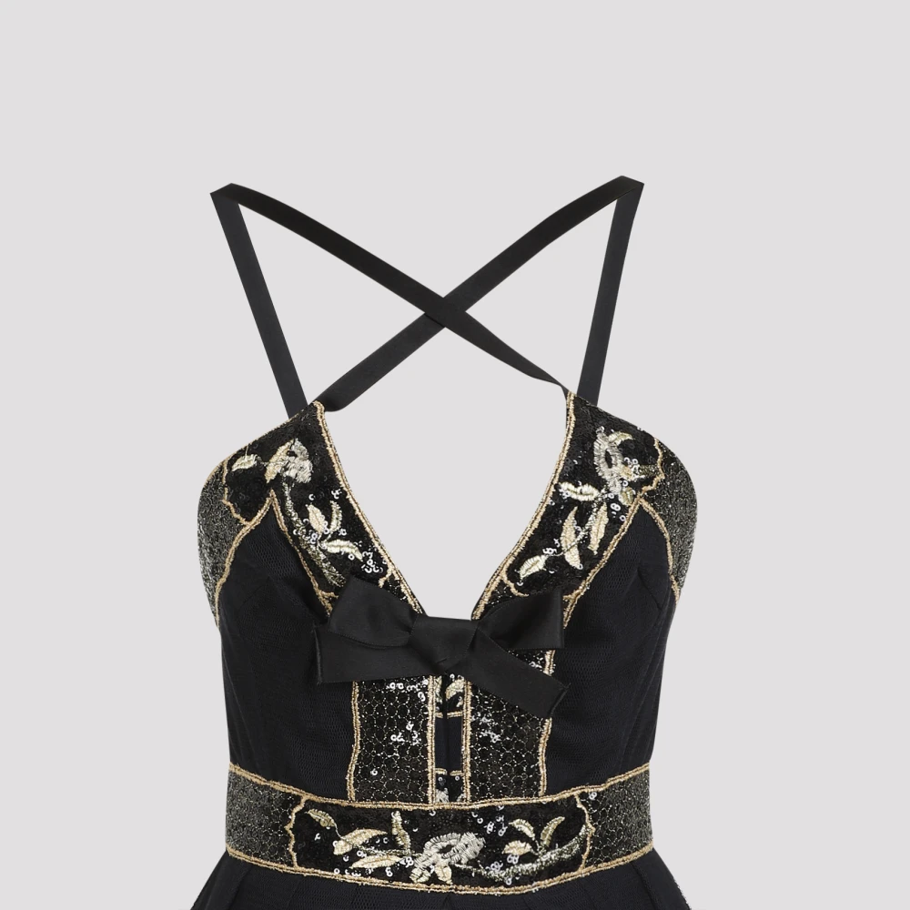 Giambattista Valli Zwarte Elegante Jurk voor Vrouwen Black Dames