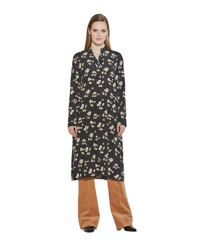 robe-de-jour-avec-col-mandarin
