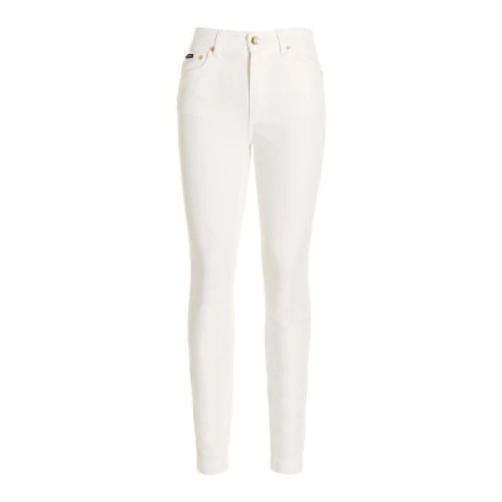 Dsquared2 Klassieke Denim 5-Pocket Jeans White Dames