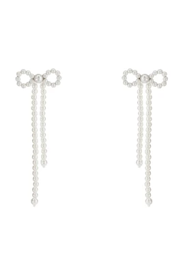 Pearl Bow Earrings