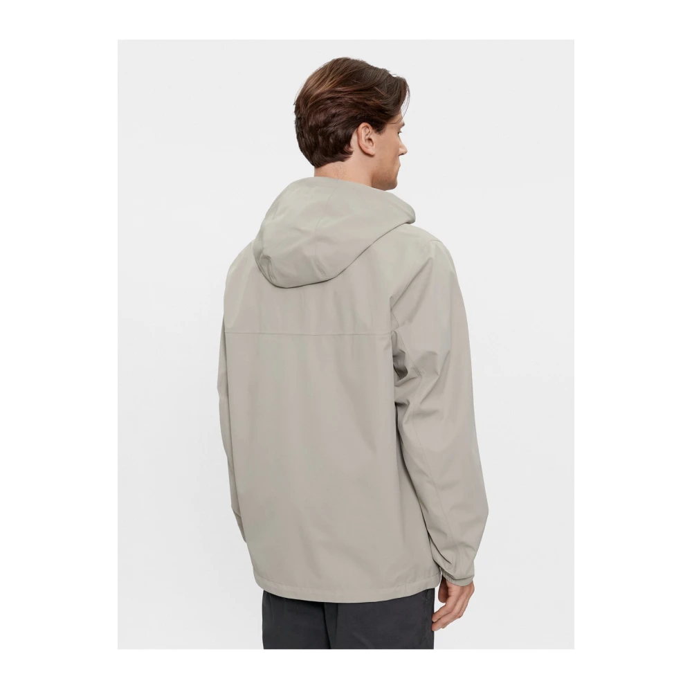Tommy Jeans Chicago Hooded Tussenseizoen Jas Gray Heren
