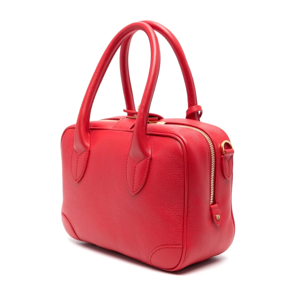 Golden Goose Chique leren tas met gouden gesp Red Dames