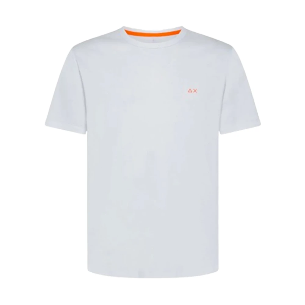 Sun68 Effen Wit T-Shirt White Heren