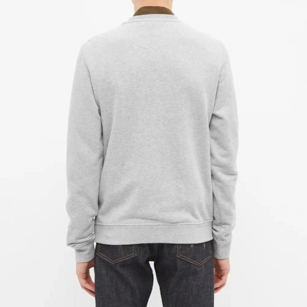 Belstaff Grijze Melange Sweatshirt met Phoenix Patch Gray Heren