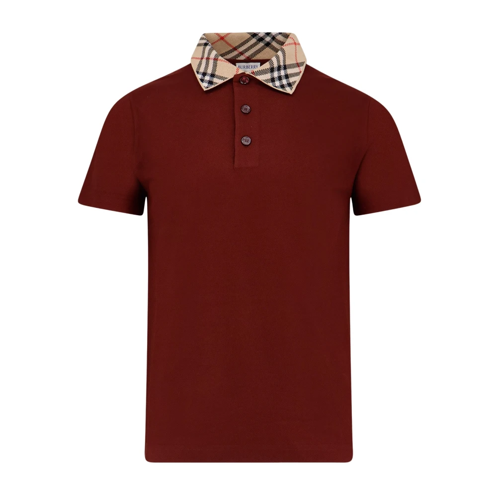 Burberry Polo Shirts, Male, S, Stylish T-Shirts And Polos Collection Red