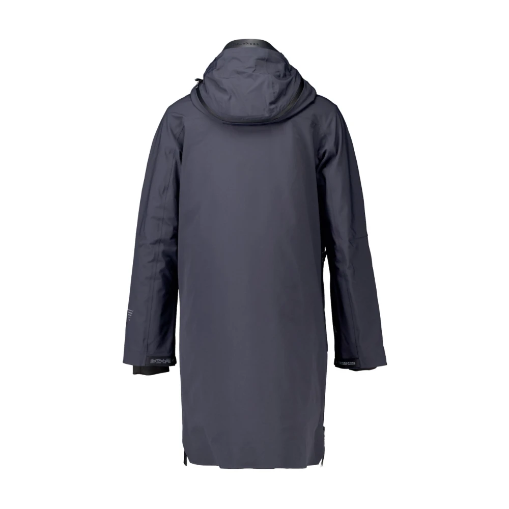 Krakatau Parka's Donkergrijze Jas Blue Dames