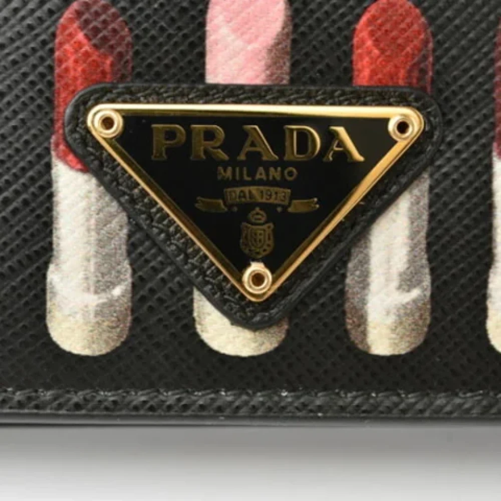 Prada Vintage Pre-owned Canvas wallets Multicolor Dames