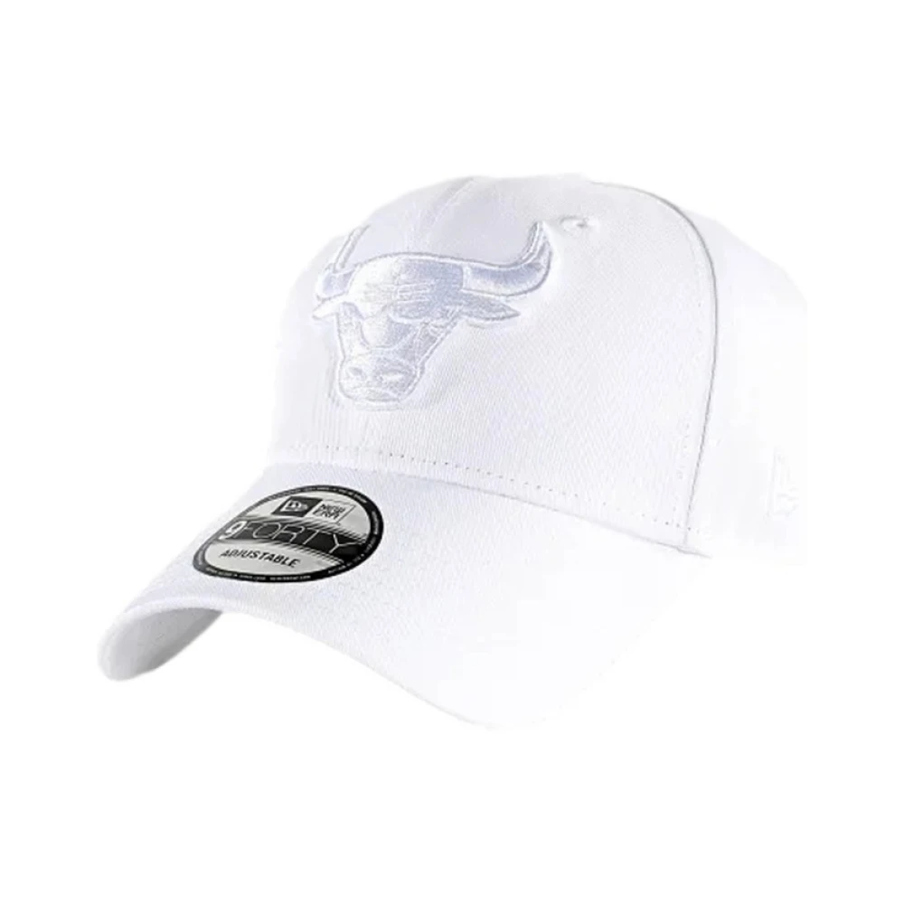 New Era Vit Bulls NBA Essential Keps White, Herr