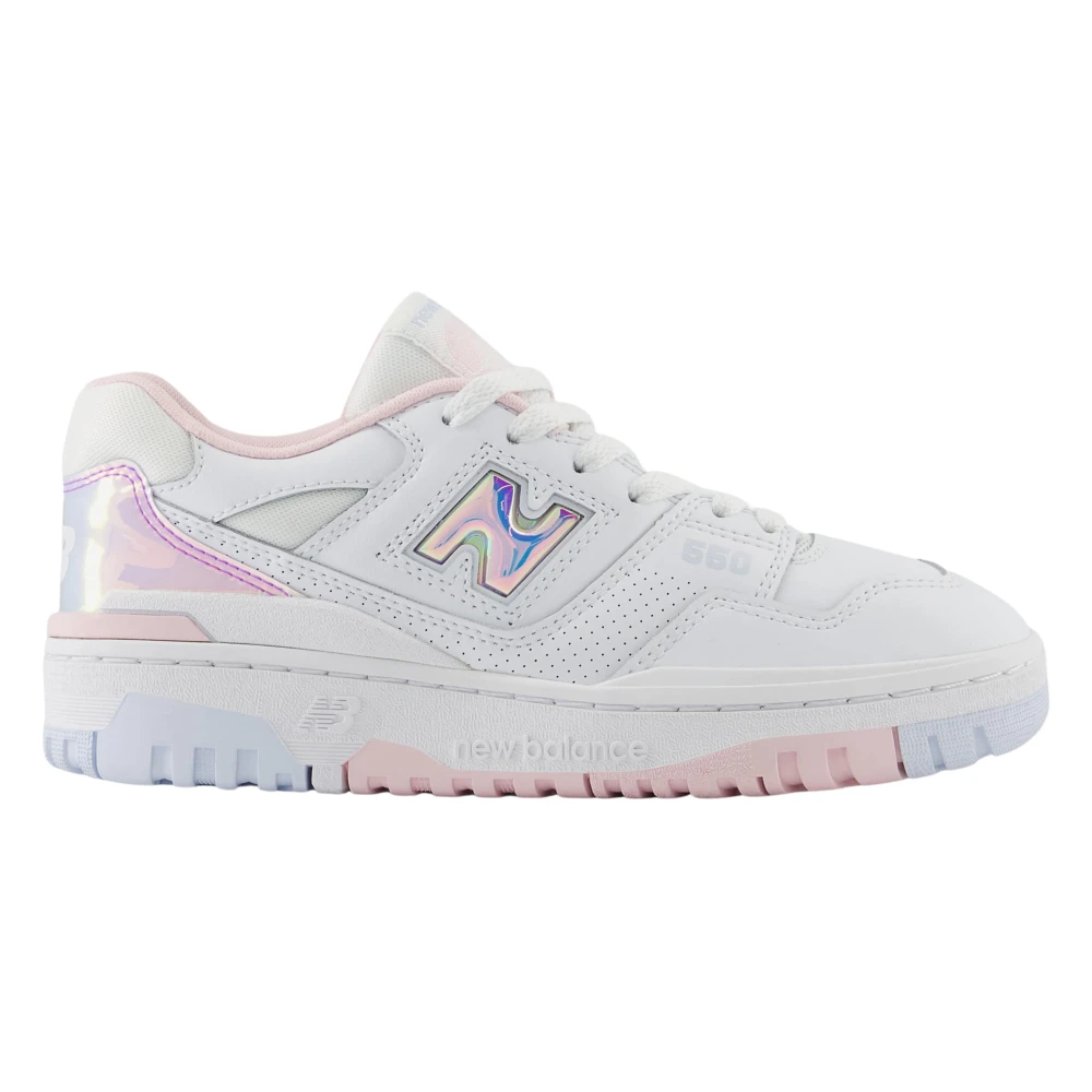 New Balance Women's White 550 Trainers With N Logo