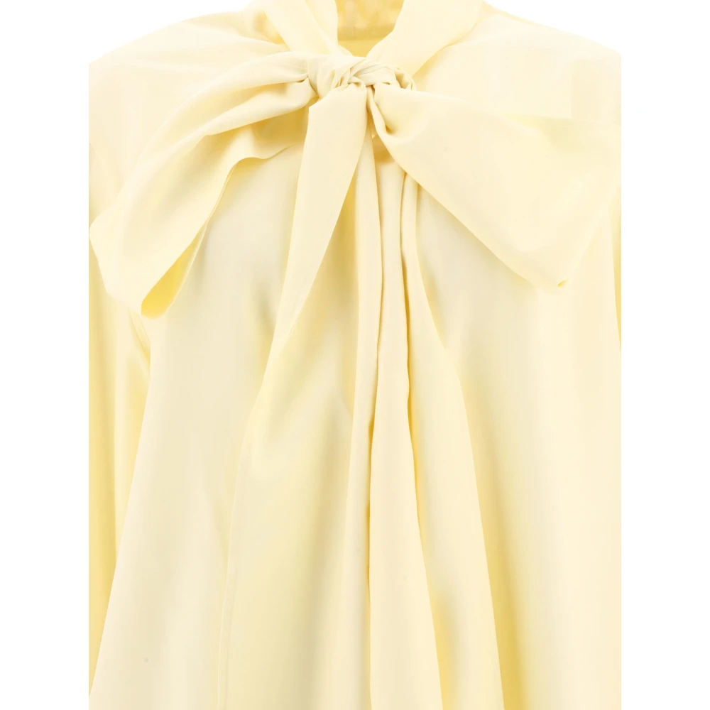Givenchy Foulard Blouse Roomwit Beige Dames