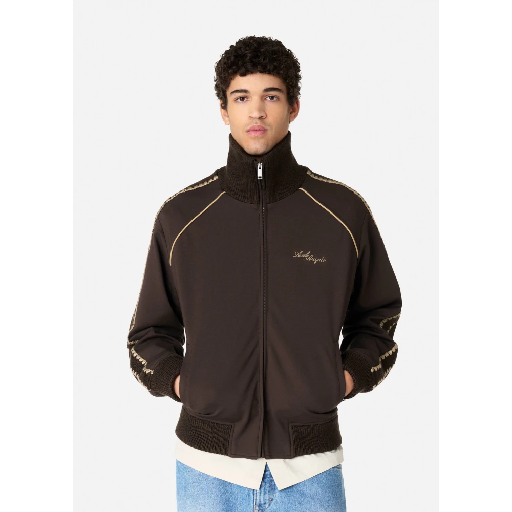 Axel Arigato Carter Track Jacket Brown Heren