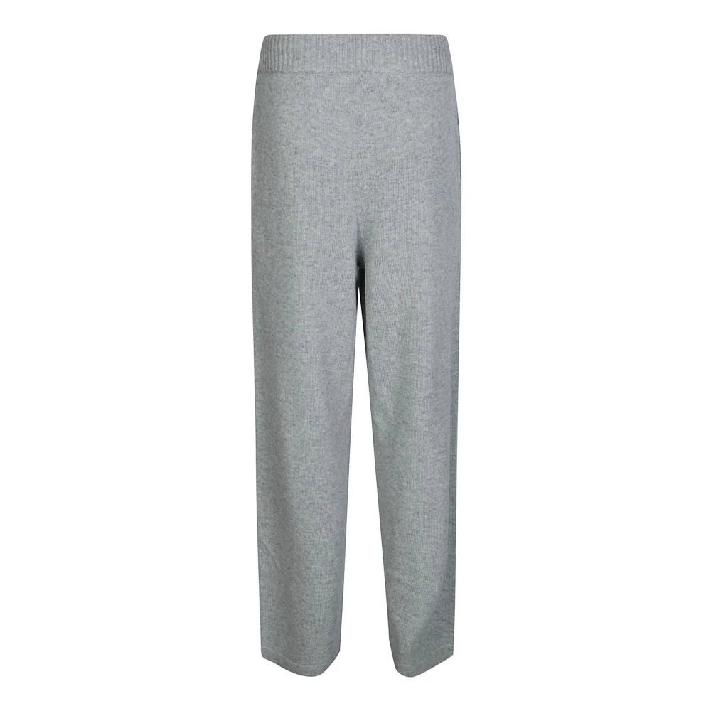 Sun68 Wijde Broek in Effen Kleur Gray Dames