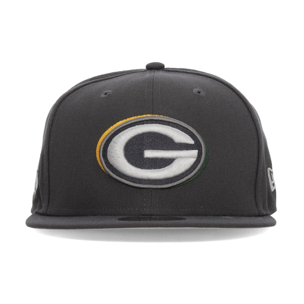 new era NFL Draft Platte Klep Hoed Green Bay Packers Gray Unisex