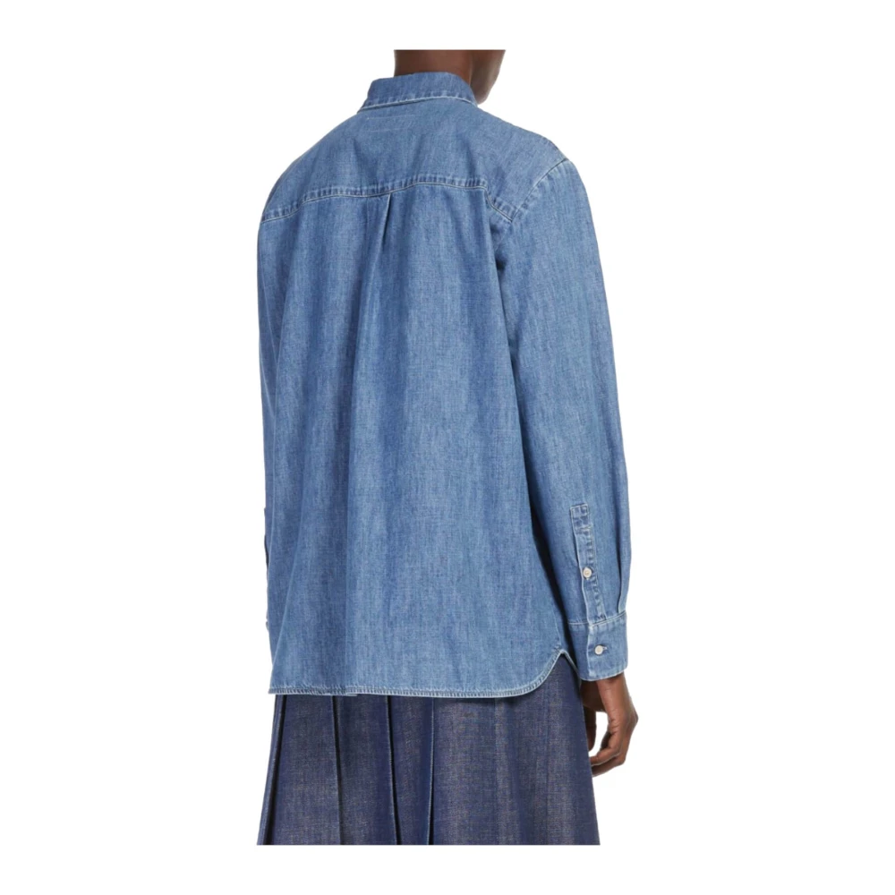 Max Mara Weekend Klassieke knoopsluiting overhemd Blue Dames