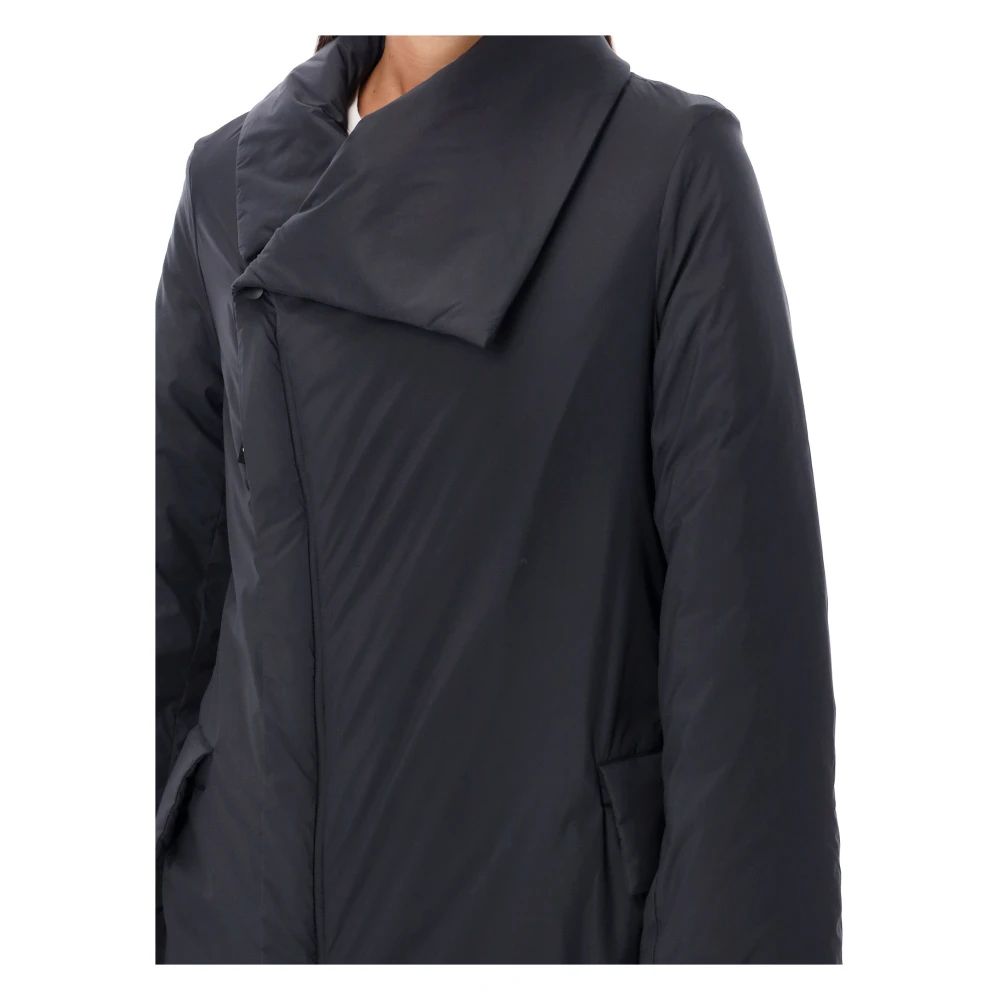 Y-3 Zwarte Lange Donsjas Aw24 Black Dames