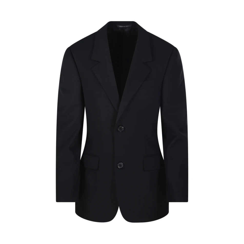 Balenciaga Women's Black Standard Tailored Jacket - Blazers - S - Jackets