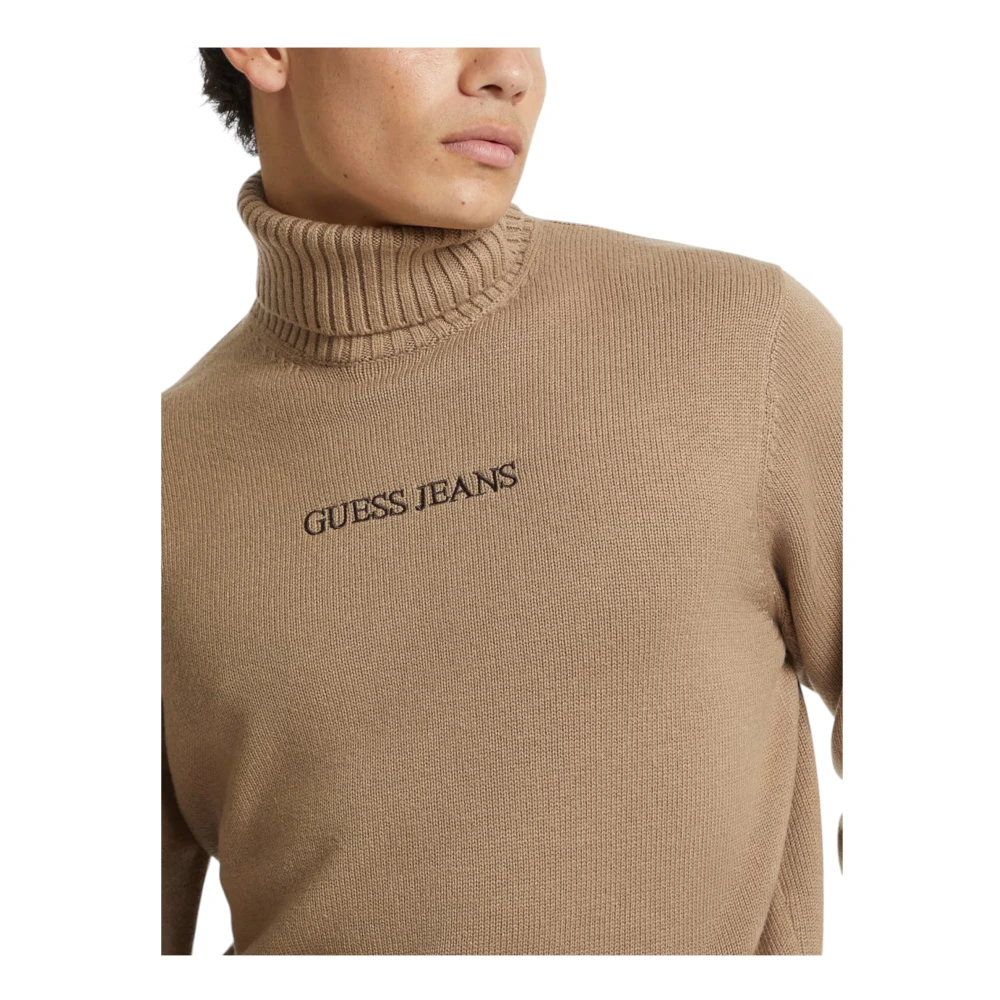 Guess Heren Dolcevita Sweatshirts & Hoodies Beige Heren