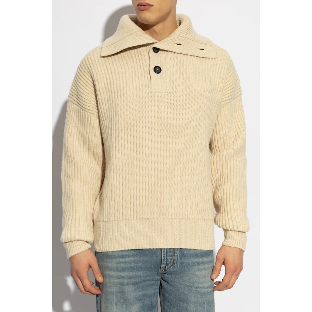 alexander mcqueen Wollen trui Beige Heren