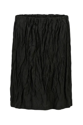 Crinkled Cotton Skirt