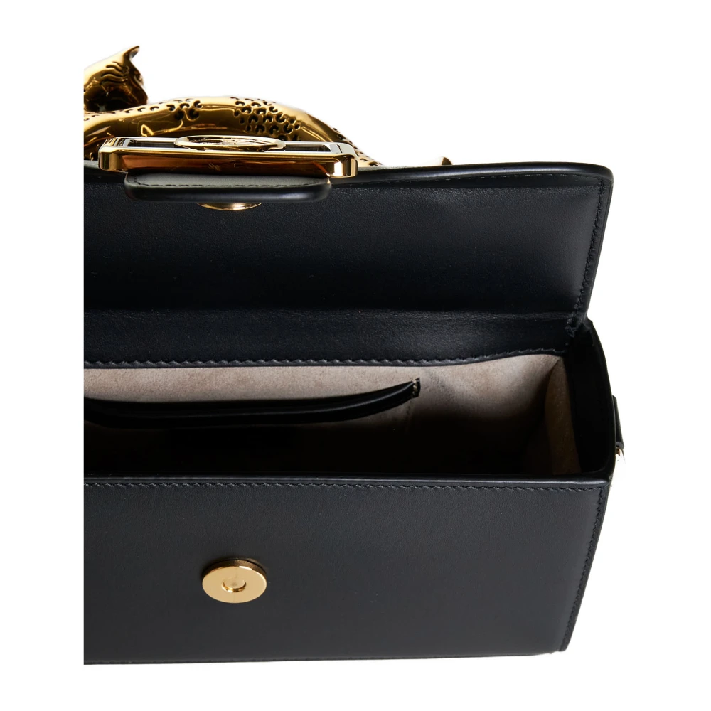 Lanvin Zwarte Potlood Kat Mini Tas Black Dames
