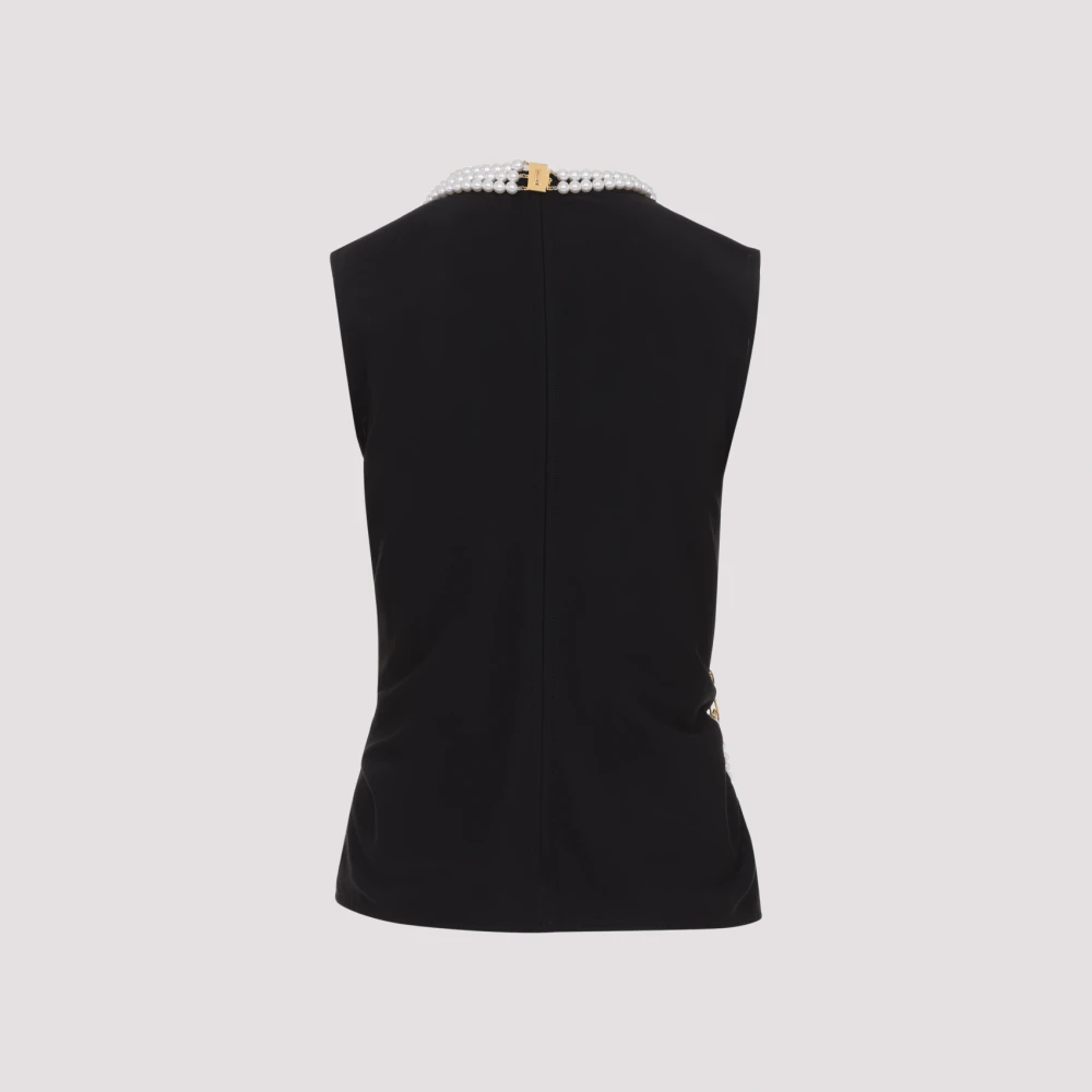 Moschino Zwarte Topkleding voor Vrouwen Black Dames