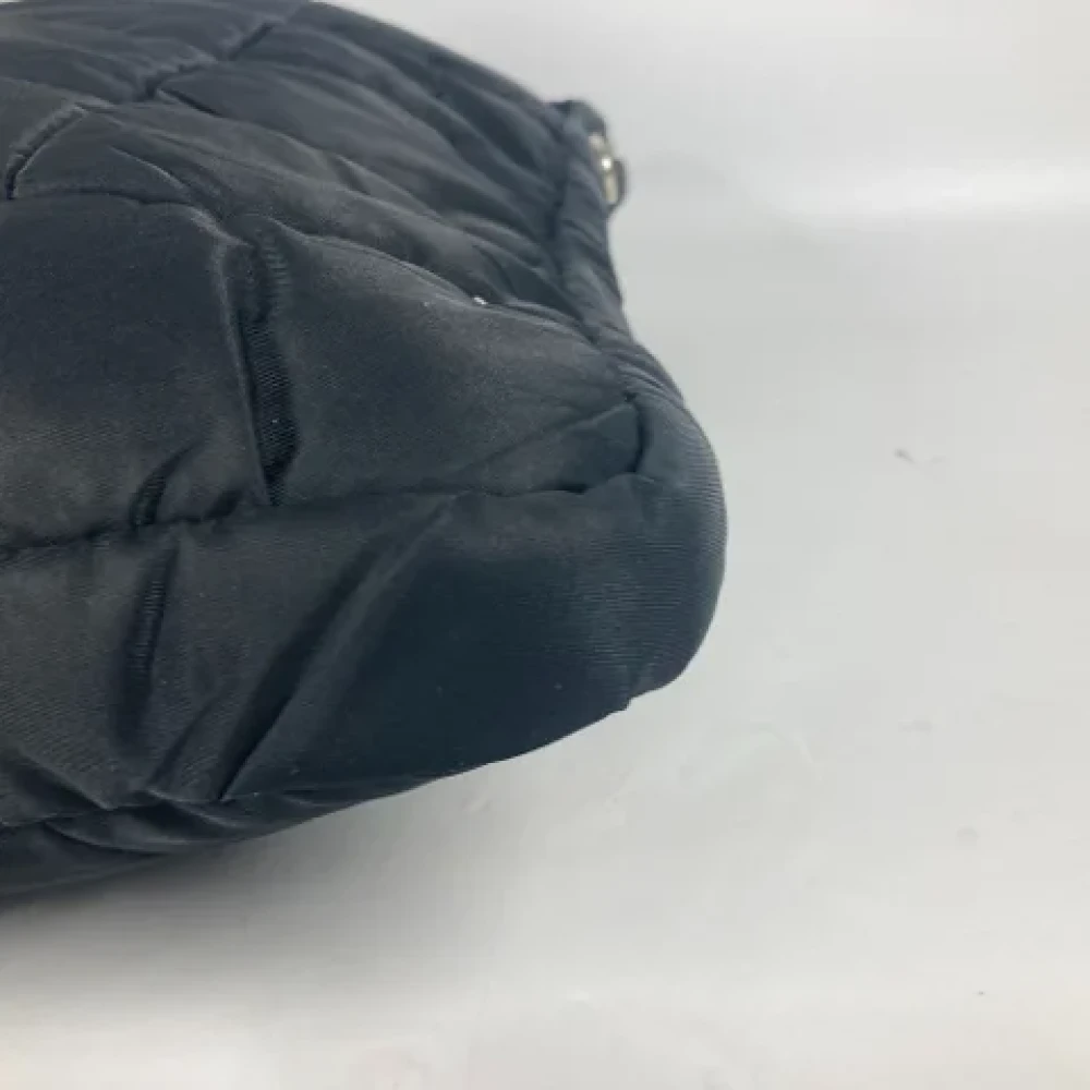 Prada Vintage Pre-owned Nylon handbags Black Dames