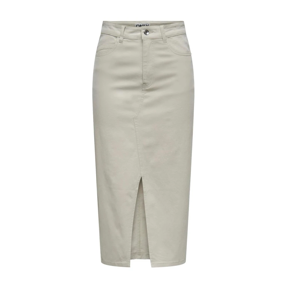Only Midi Skirts Gray Dames
