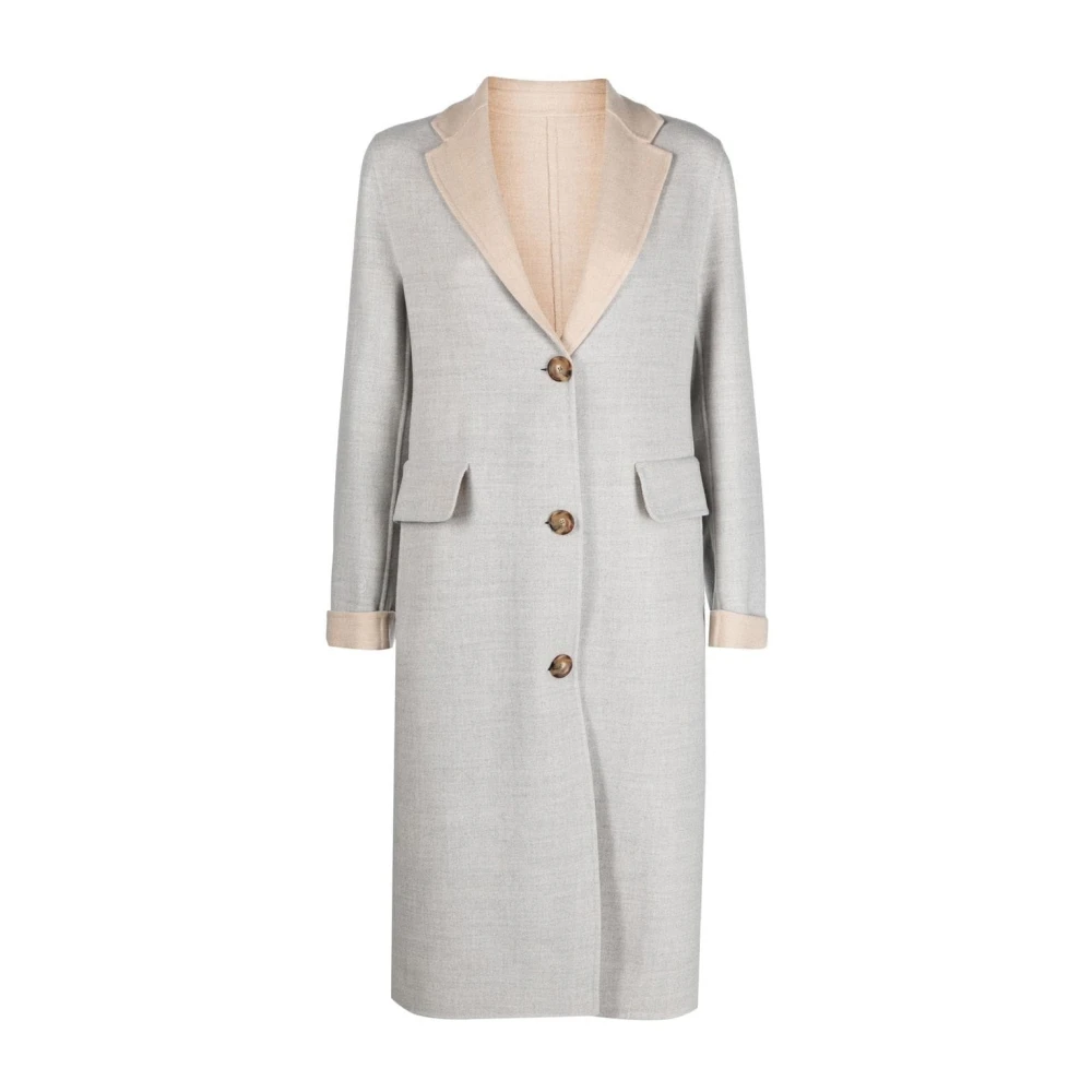 Eleventy Women's Gray Single-Breasted Coat