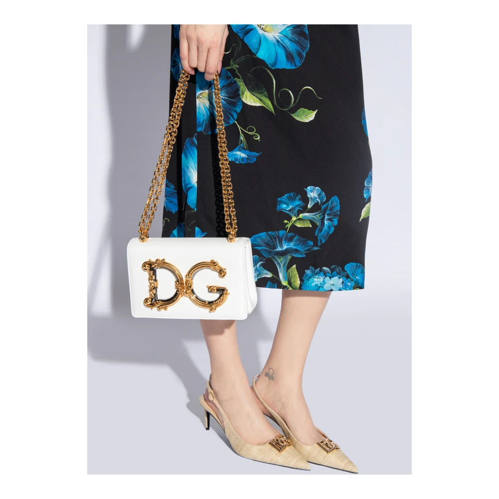 Dolce & Gabbana DG Girls schoudertas White Dames