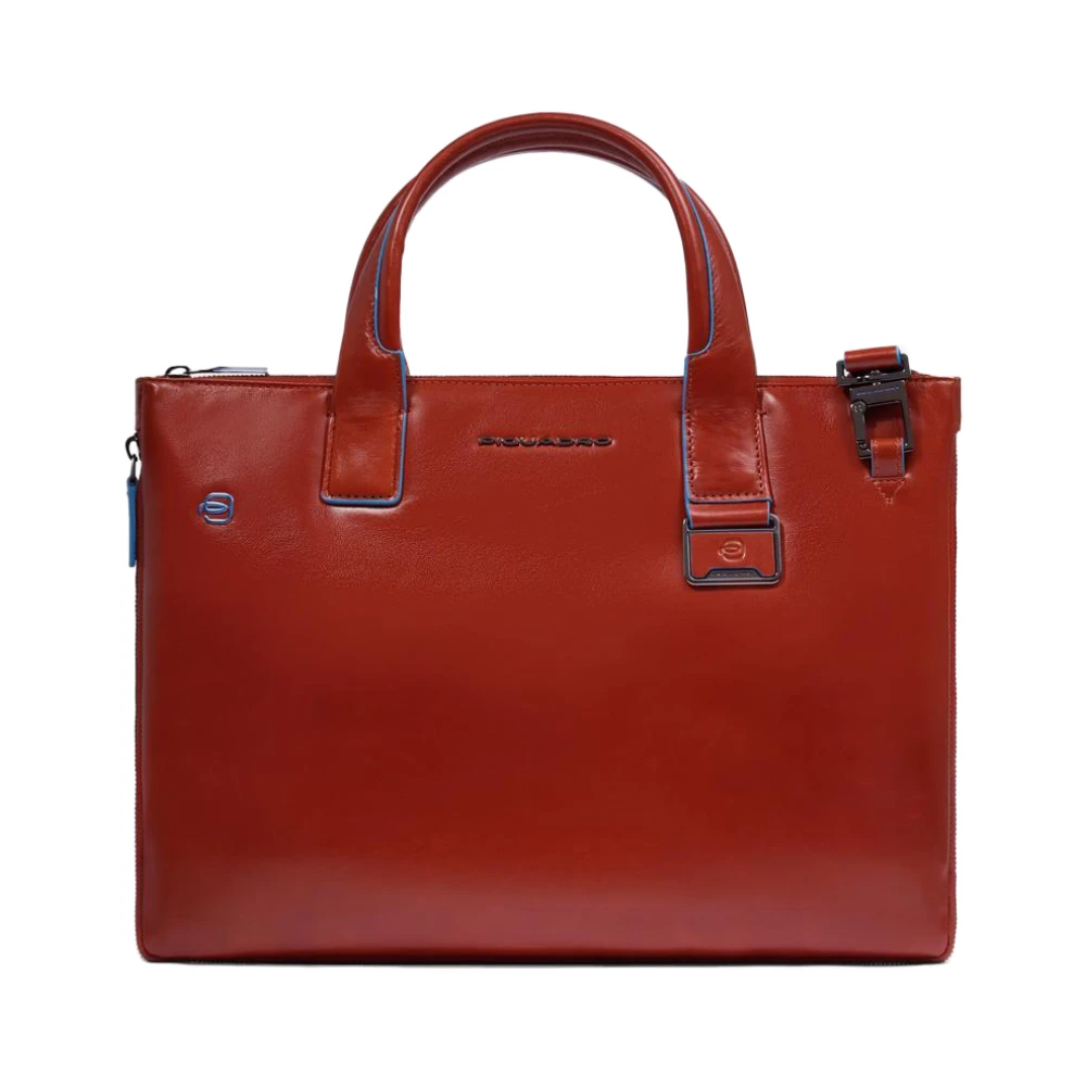 Piquadro Homme Rouge Sacs, Taille: One Size Sac Pour Ordinateur Et Ipad® En Cuir Personnalisable Avec Protections Antichoc Et Rfid