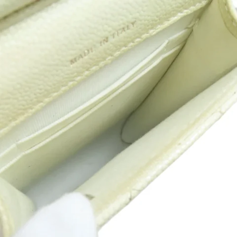 Chanel Vintage Pre-owned Leather chanel-bags White Dames