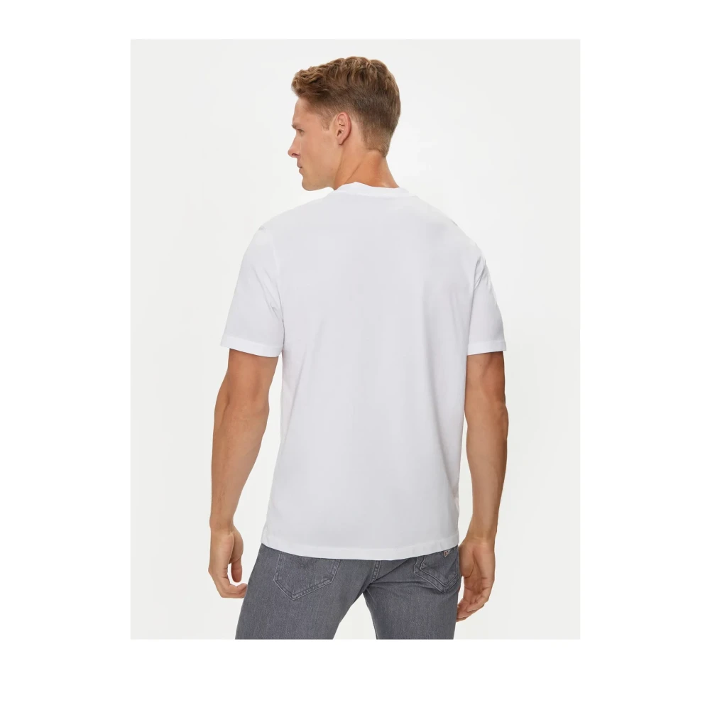Guess 3-Pack Katoenen T-Shirts Witte Basics White Heren