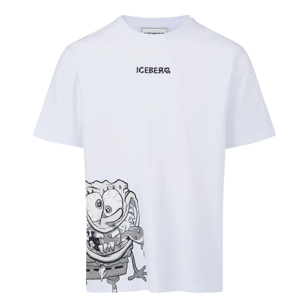 Iceberg - Tops > T-Shirts - White - Iceberg - Modalova